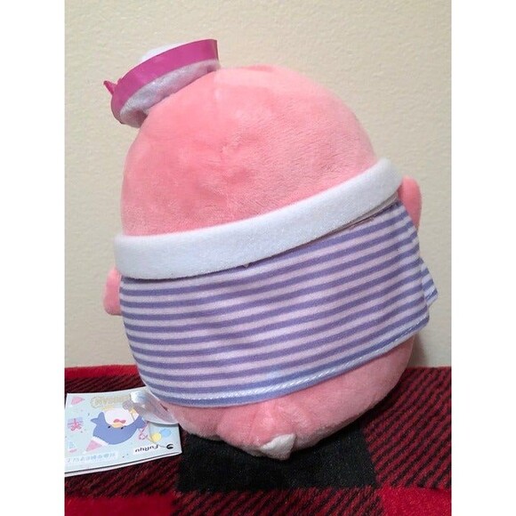 FuRyu Sanrio Tuxedo Sam Outing Coordination 2021 7" Plush Pink Penguin Sailor - Picture 3 of 10
